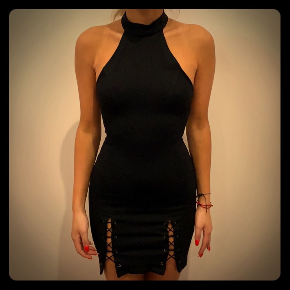 Black Collared Dress
